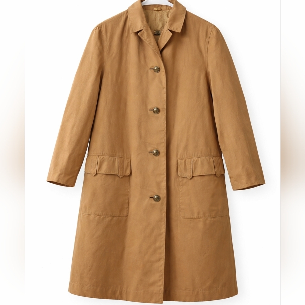 🎉 LUJO VINTAGE Trench coat Oversize (XL) heraldic buttons "BURG" FOR WOMEN'S